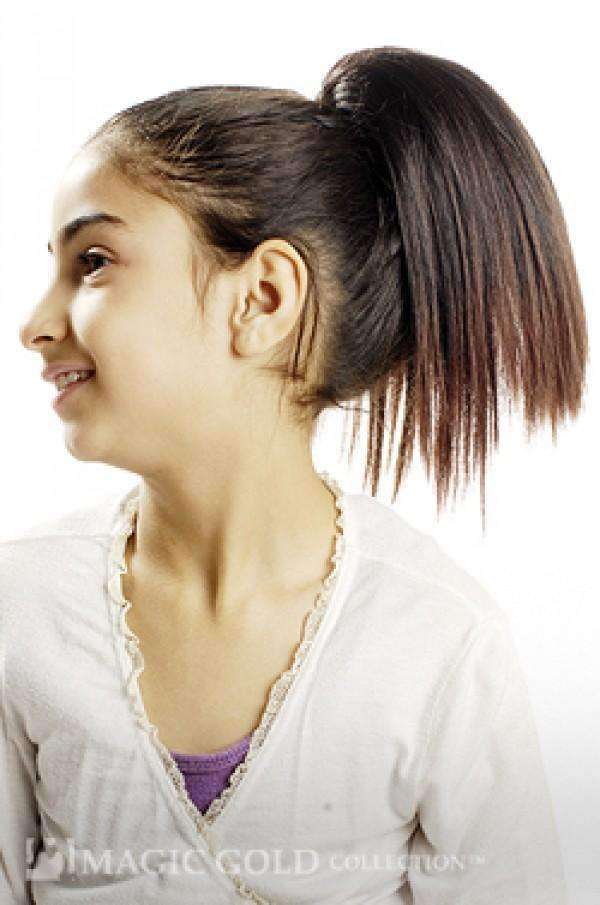 Magic Gold Kids Ponytail Coral - Beautiful Black Hair