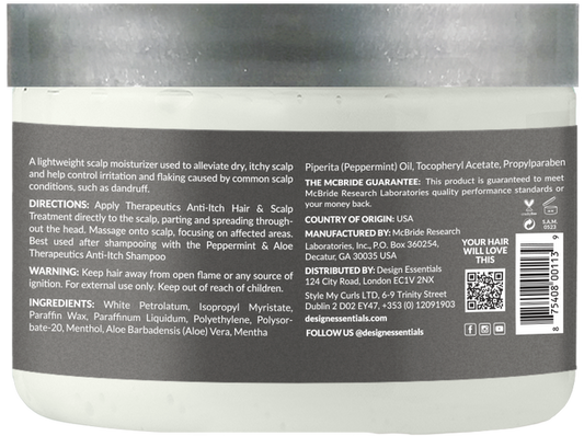 Design Essentials Peppermint & Aloe Therapeutics Anti-Itch Hair & Scalp Treatment