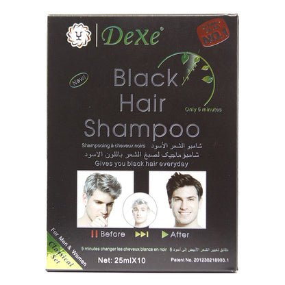 Dexe Hair Shampoo Packette Box - Black
