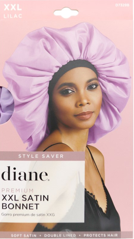 Diane Premium XXL Satin Bonnet - Lilac