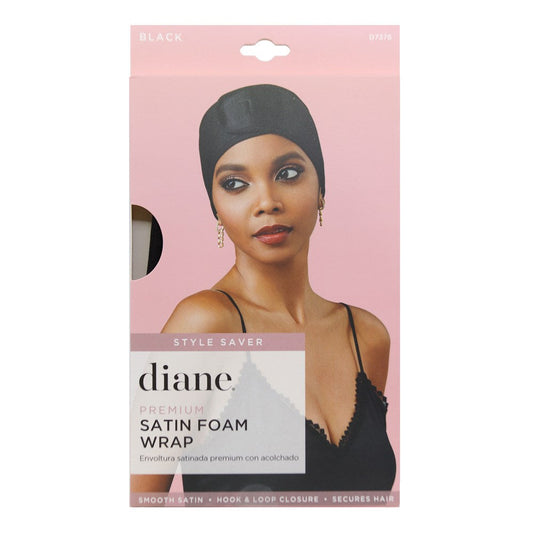 Diane Premium Satin Foam Wrap - Black