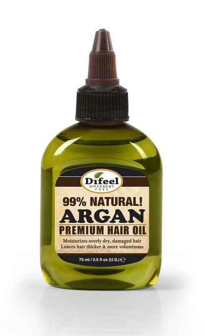 Difeel Premium Natural Hair Oil - Argan Oil 2.5oz