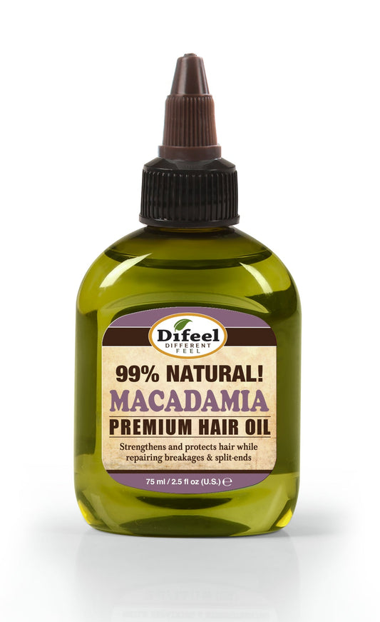 Difeel Premium Natural Hair Oil - Macadamia Oil