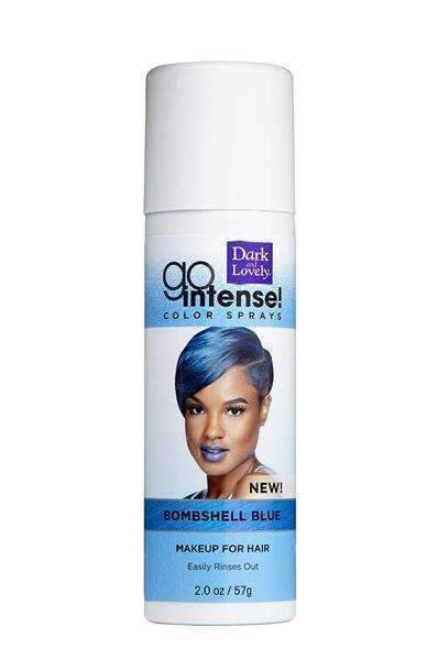Dark & Lovely Go Intense Color Spray - Bombshell Blue - Beautiful Black Hair