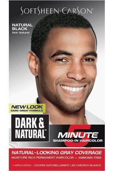 Dark & Natural 5 Minute Hair Color - Natural Black - Beautiful Black Hair