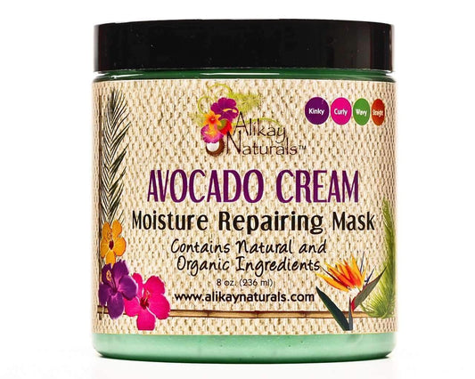 Alikay Naturals Avocado Cream Moisture Repairing Hair Mask 8oz - Beautiful Black Hair