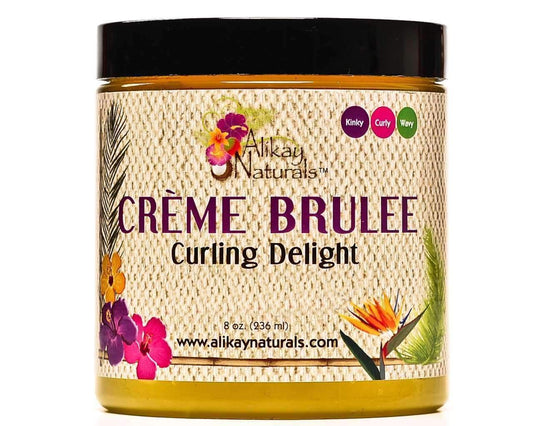 Alikay Naturals Creme Brulee Curling Custard 8oz - Beautiful Black Hair