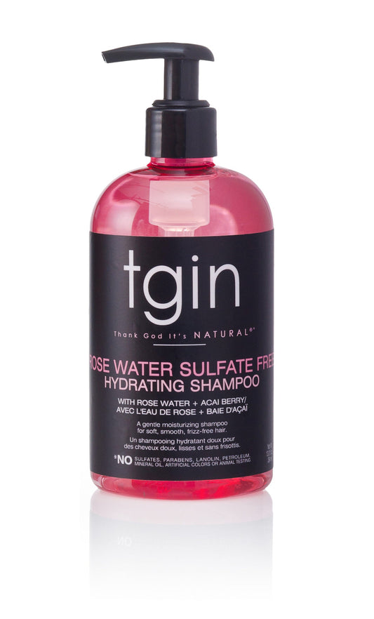 tgin Rose Water Sulfate Free Hydrating Shampoo