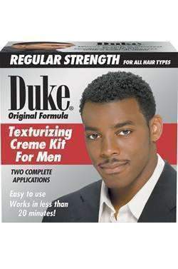 Duke Texturizing Creme Kit For Men - Regular Strength 2 Applications - Beautiful Black Hair