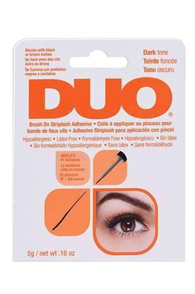 DUO Brush On Strip Lash Adhesive Dark Tone - Beautiful Black Hair