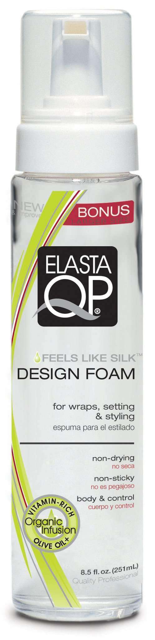 Elasta QP Design Foam - Beautiful Black Hair