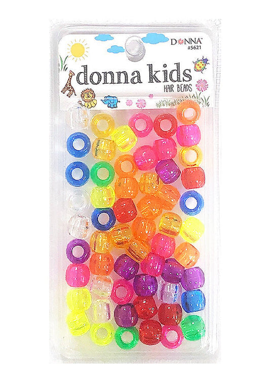 Donna Kids Hair Beads - Clear Mix #5621
