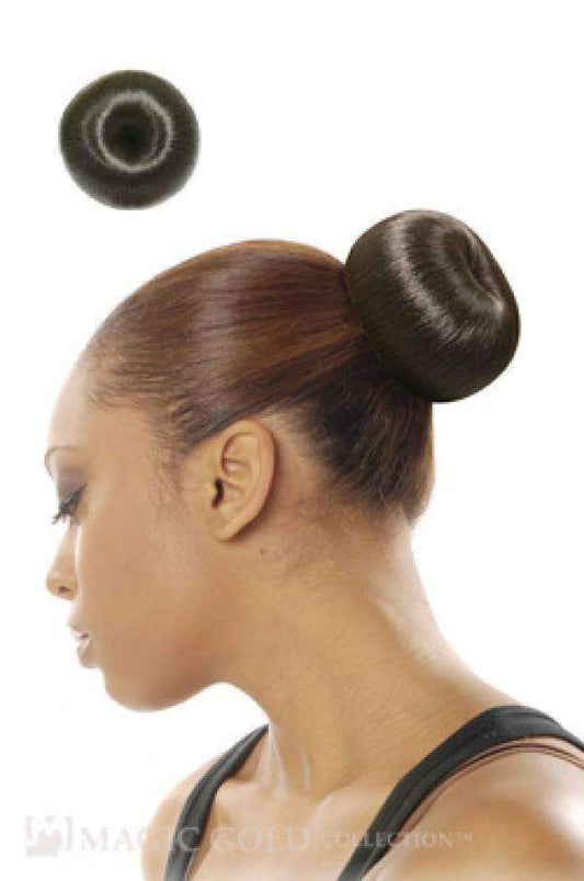 Magic Gold Drawstring Donut Bun Small - Beautiful Black Hair