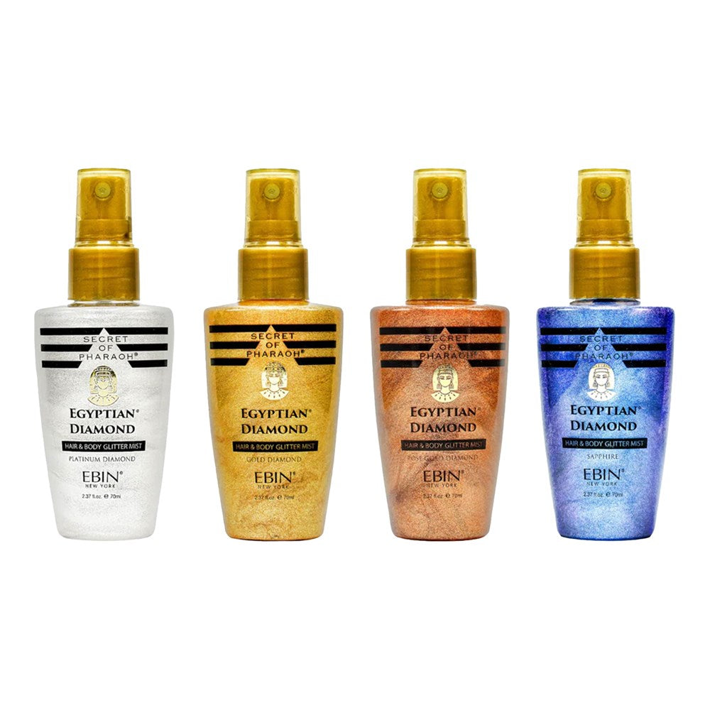 Secret of Pharaoh Egyptian Diamond Hair & Body Glitter Mist - Gold