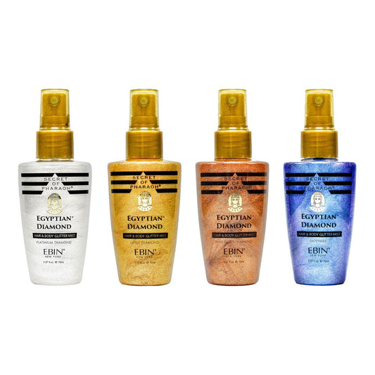 Secret of Pharaoh Egyptian Diamond Hair & Body Glitter Mist - Gold