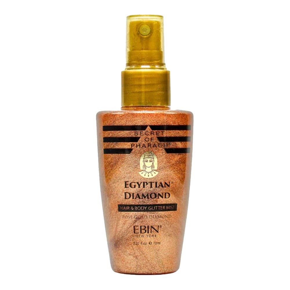Secret of Pharaoh Egyptian Diamond Hair & Body Glitter Mist - Rose Gold