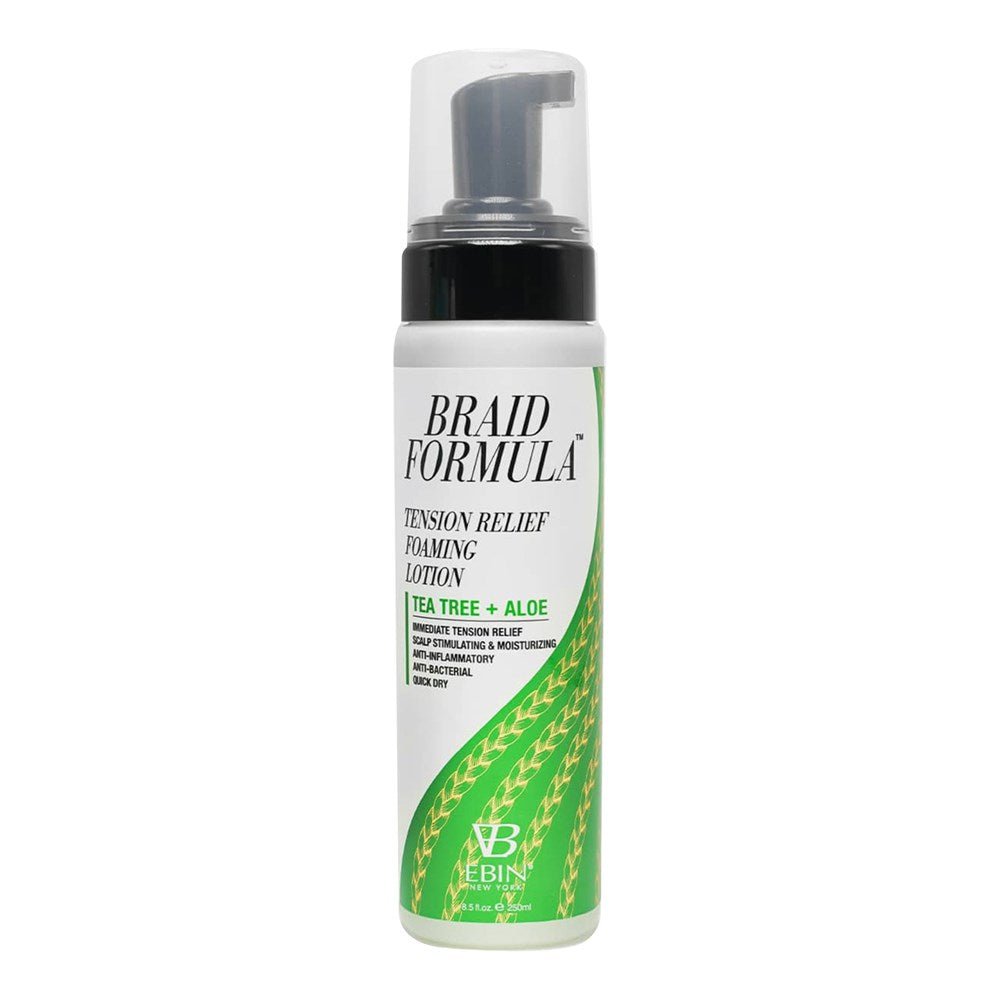 EBIN Braid Formula Tension Relief Foaming Lotion - Tea Tree + Aloe