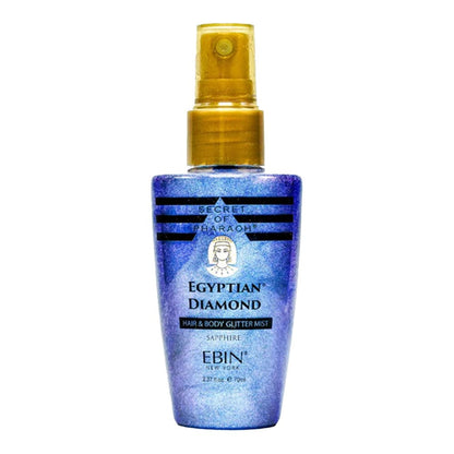 Secret of Pharaoh Egyptian Diamond Hair & Body Glitter Mist - Sapphire