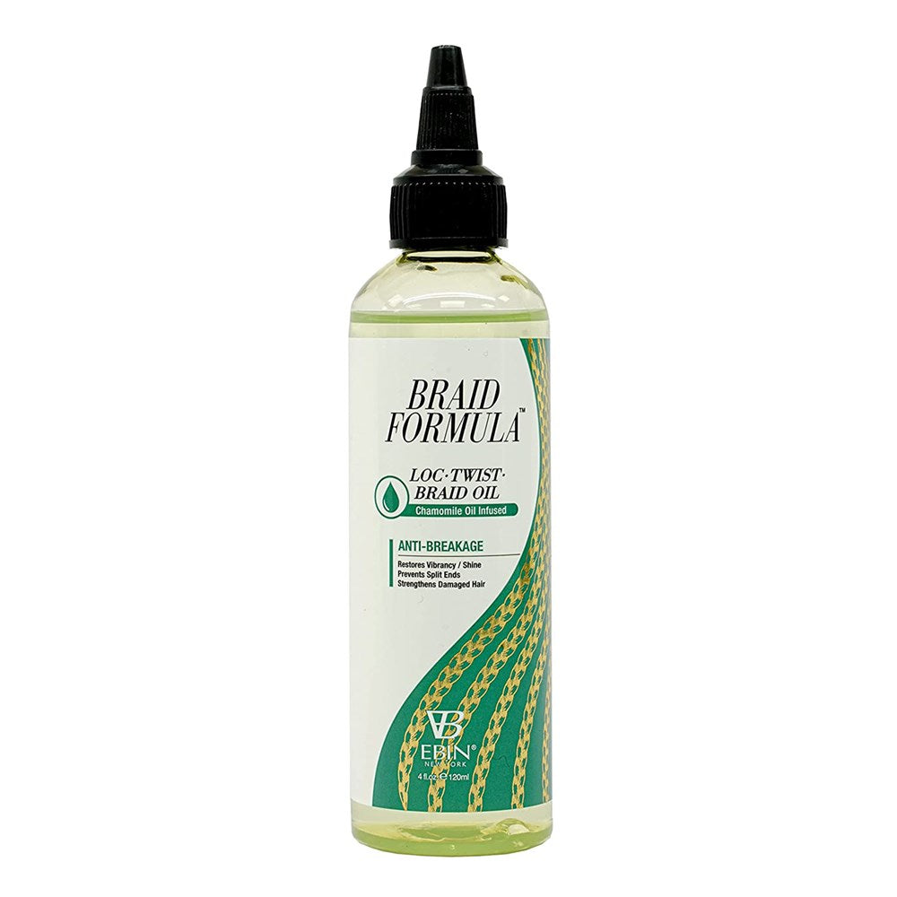 EBIN Braid Formula Loc, Twist, Chamomile Oil Infused Braid Oil - Anti Breakage