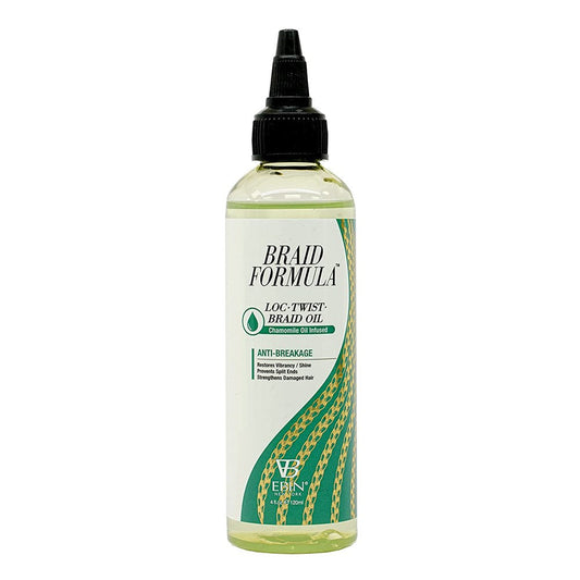 EBIN Braid Formula Loc, Twist, Chamomile Oil Infused Braid Oil - Anti Breakage