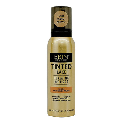 EBIN Tinted Lace Foaming Mousse - Light Warm Brown