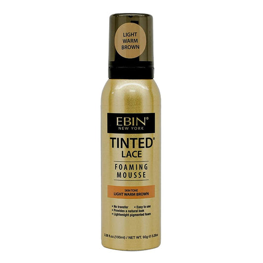 EBIN Tinted Lace Foaming Mousse - Light Warm Brown