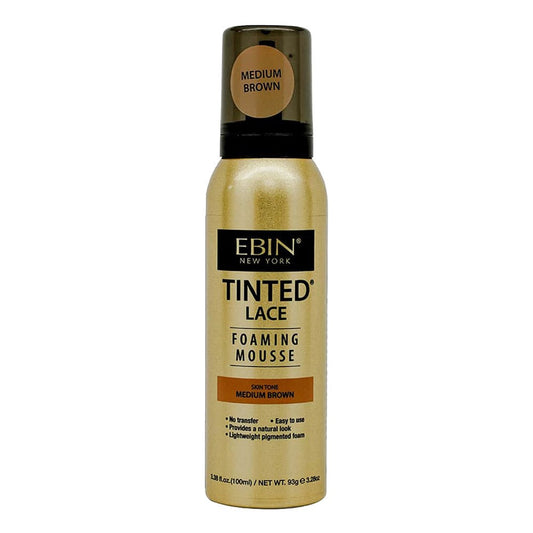 EBIN Tinted Lace Foaming Mousse - Medium Brown