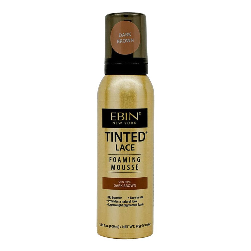 EBIN Tinted Lace Foaming Mousse - Dark Brown