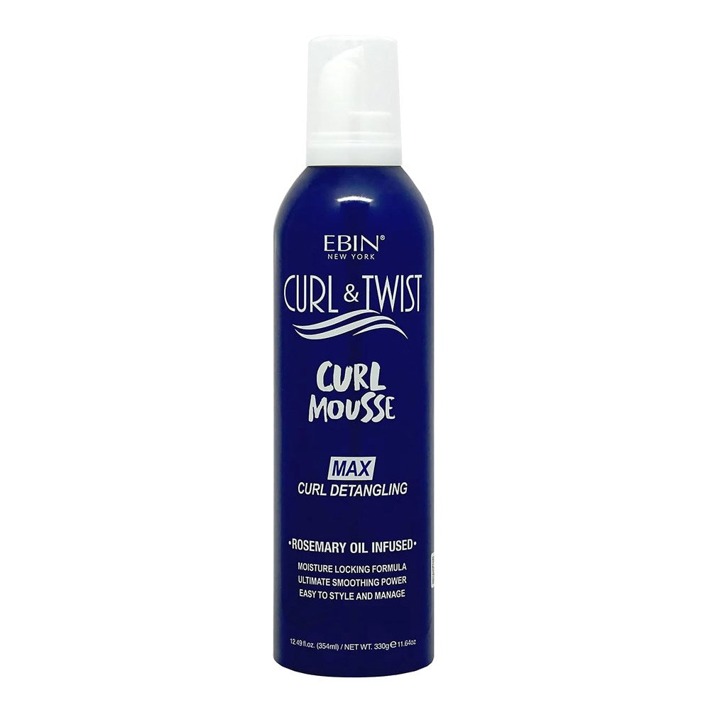 EBIN Curl & Twist Curl Mousse - Max Curl Detangling 12.49oz
