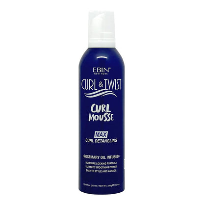 EBIN Curl & Twist Curl Mousse - Max Curl Detangling 12.49oz