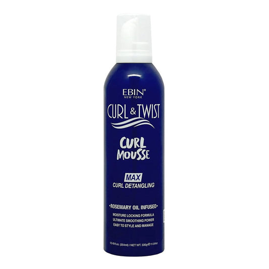 EBIN Curl & Twist Curl Mousse - Max Curl Detangling 12.49oz