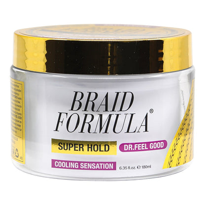 EBIN Braid Formula Dr. Feel Good Conditioning Gel - Menthol Super Hold 6.35oz
