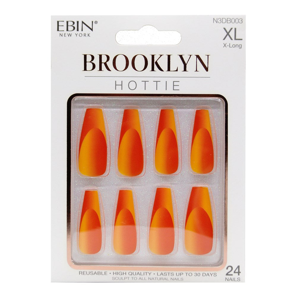 EBIN Press-On Nails Brooklyn Hottie X-Long #N3DB003