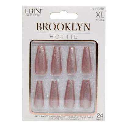 EBIN Press-On Nails Brooklyn Hottie X-Long #N3DB004