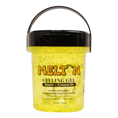 EBIN Melt 'N Styling Gel - Biotin + Almond Oil 16oz