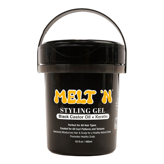 EBIN Melt'N Styling Gel - Black Castor Oil + Keratin 16oz