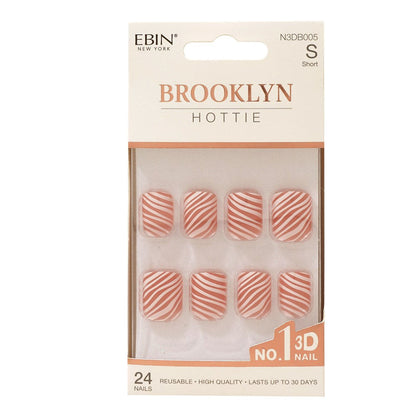 EBIN Press-On Nails Brooklyn Hottie Short #N3DB005