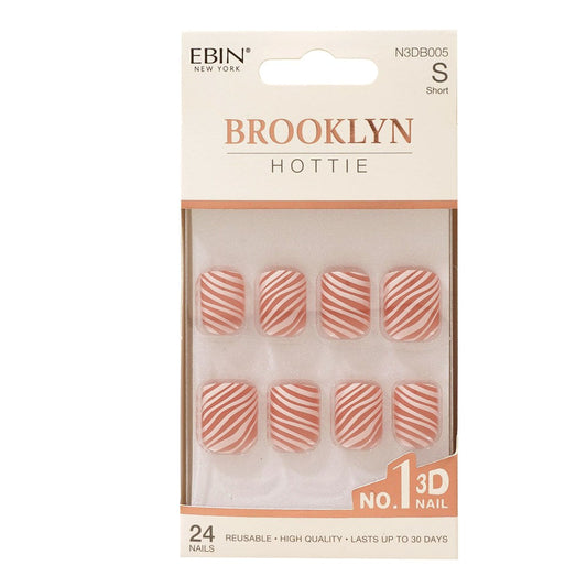 EBIN Press-On Nails Brooklyn Hottie Short #N3DB005