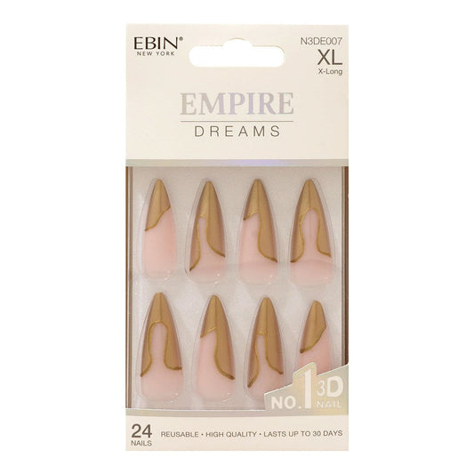 EBIN Press-On Nails Empire Dreams #N3DE007 X-Long