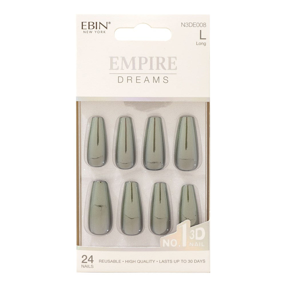 EBIN Press-On Nails Empire Dreams #N3DE008 Long