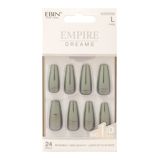 EBIN Press-On Nails Empire Dreams #N3DE008 Long