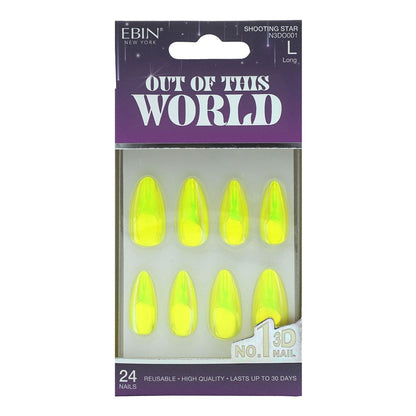 EBIN Press-On Nails Out Of This World - Shooting Star #N3DO001 Long