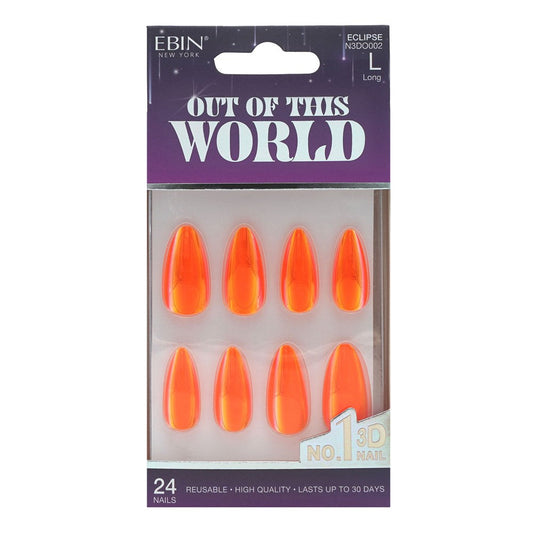 EBIN Press-On Nails Out Of This World - Eclipse #N3DO002 Long