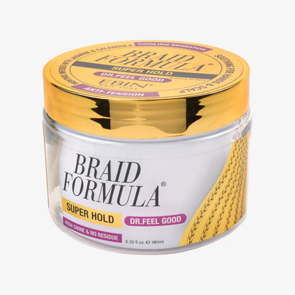 EBIN Braid Formula Dr. Feel Good Conditioning Gel - Menthol Super Hold 6.35oz
