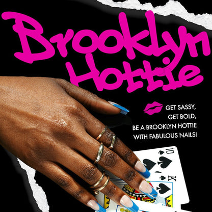 EBIN Press-On Nails Brooklyn Hottie #N3DB007 Long