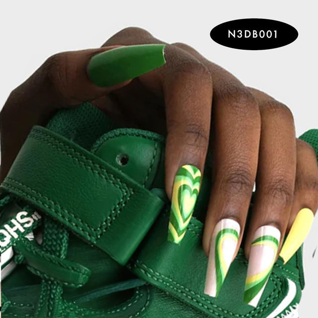 EBIN Press-On Nails Brooklyn Hottie X-Long #N3DB001