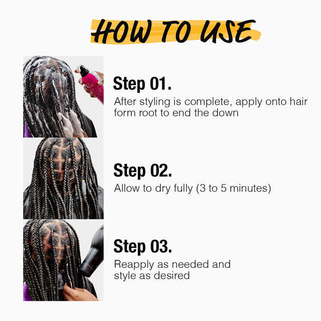 EBIN Braid Formula Calming & Shine Setting Mousse - Rosemary Mint
