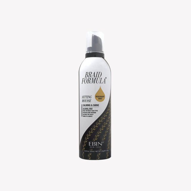 EBIN Braid Formula Calming & Shine Setting Mousse - Rosemary Mint