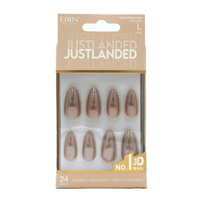 EBIN Press-On Nails Just Landed - Groundwalk #N3DJ004 Long