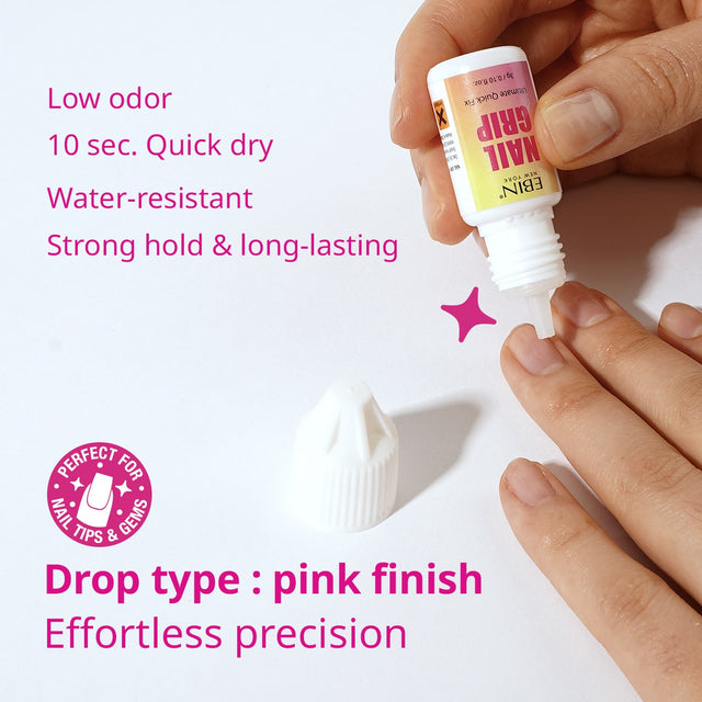 EBIN Nail Grip Ultimate Quick Fix Nail Glue